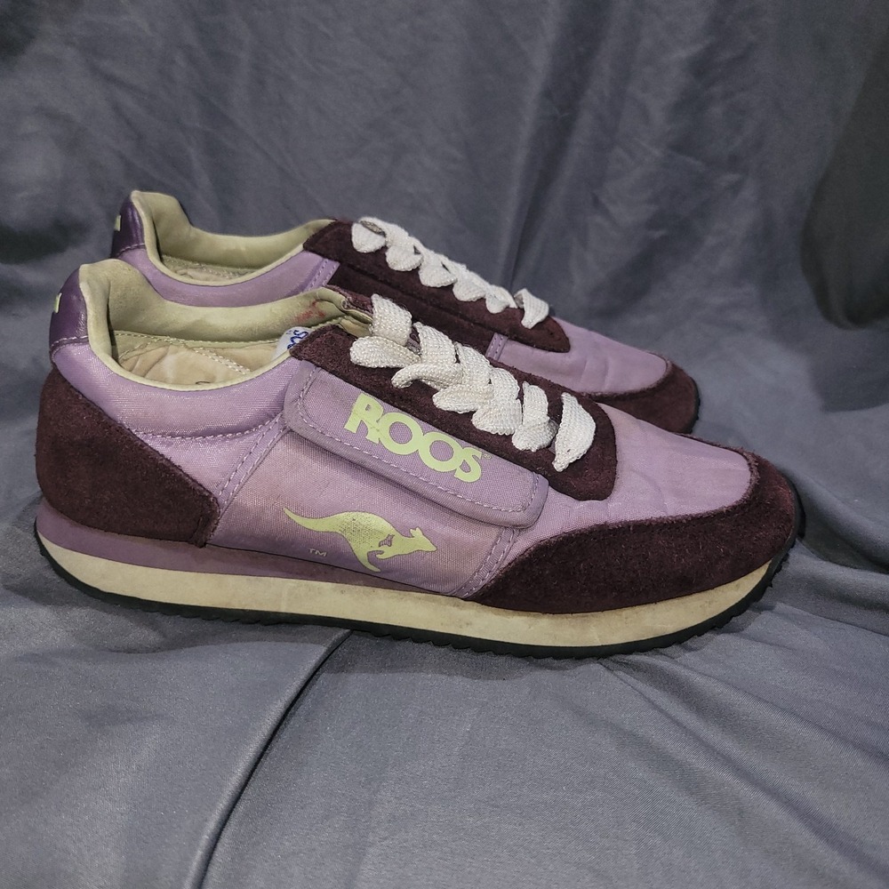 Kangaroos Roos Tennis Shoes Size 7 Women's Purple Two-tone